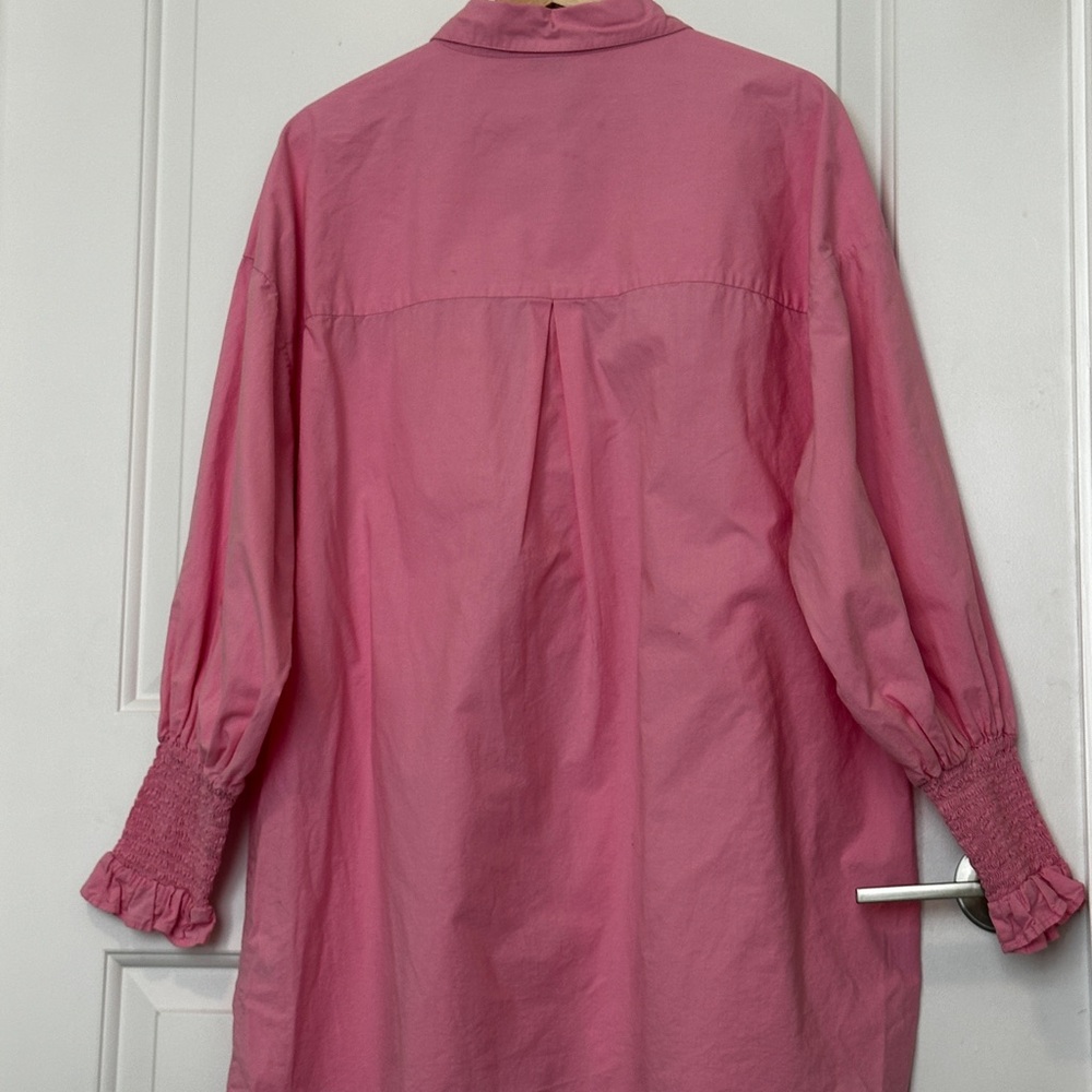 Pink Button-Up Shirt - Picture 3 of 4